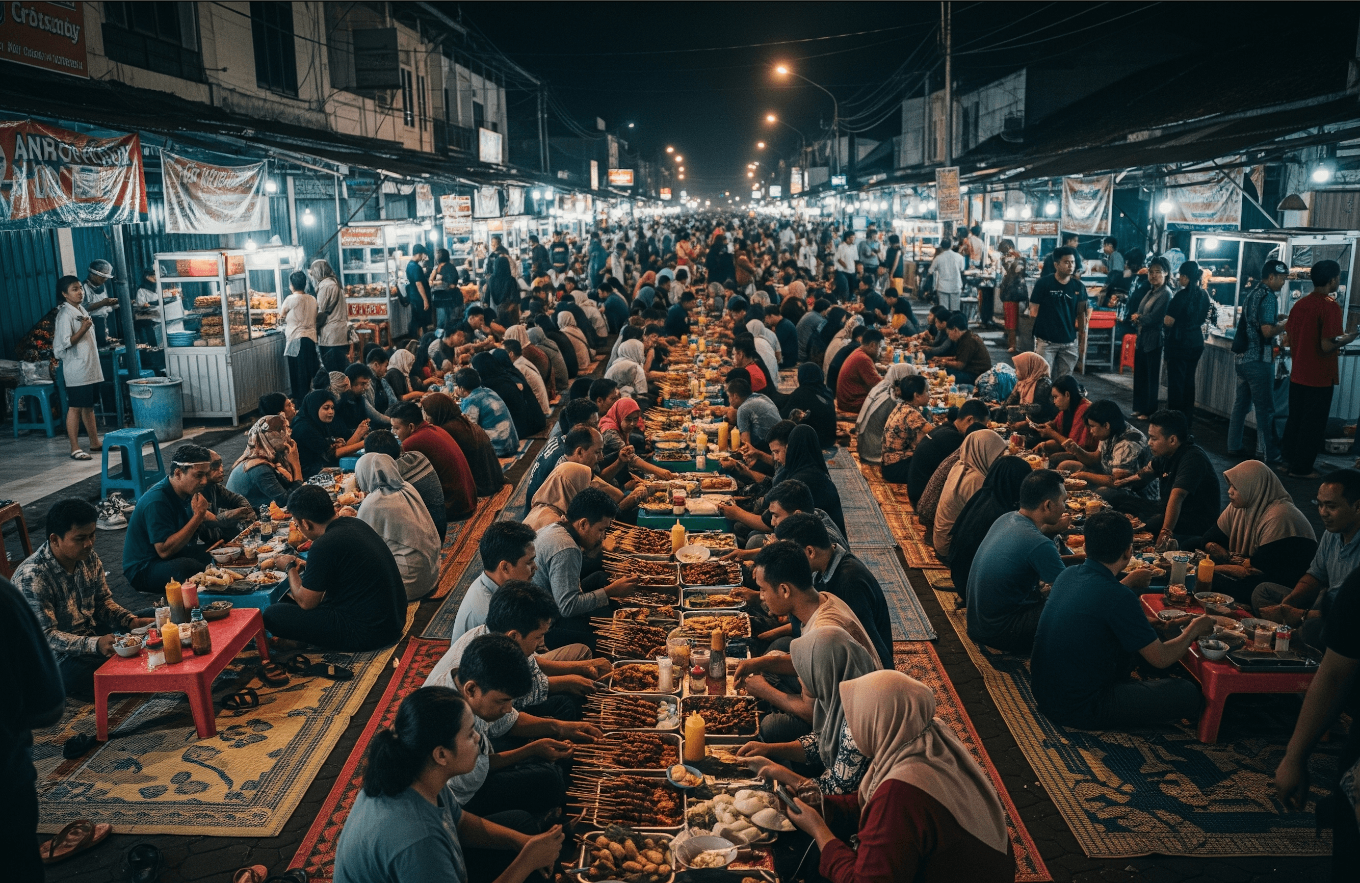 Suasana Angkringan - Klik untuk melihat lebih besar